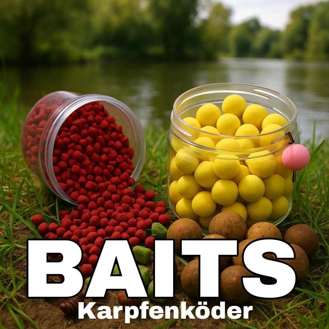 Karpfenköder, Boilies, Pellets