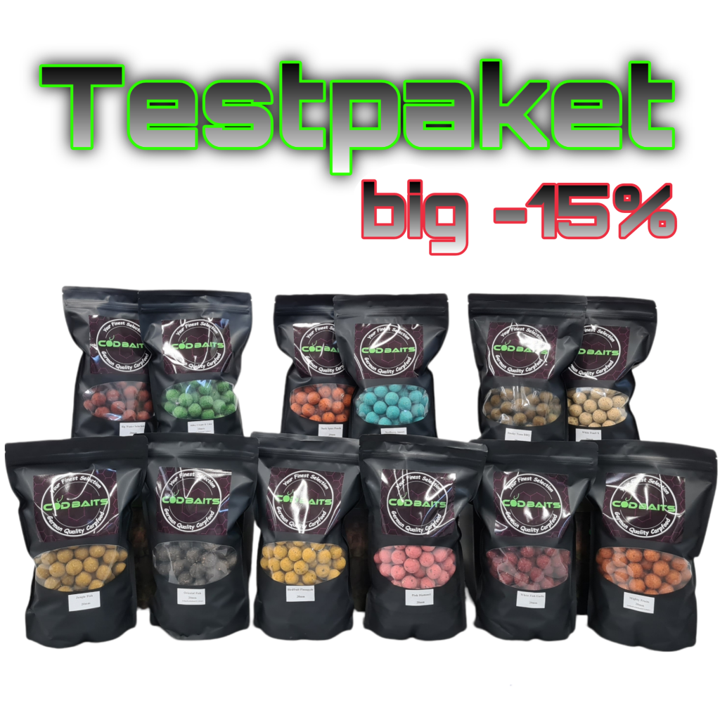 Testpaket - big -15% – Karpfenköder