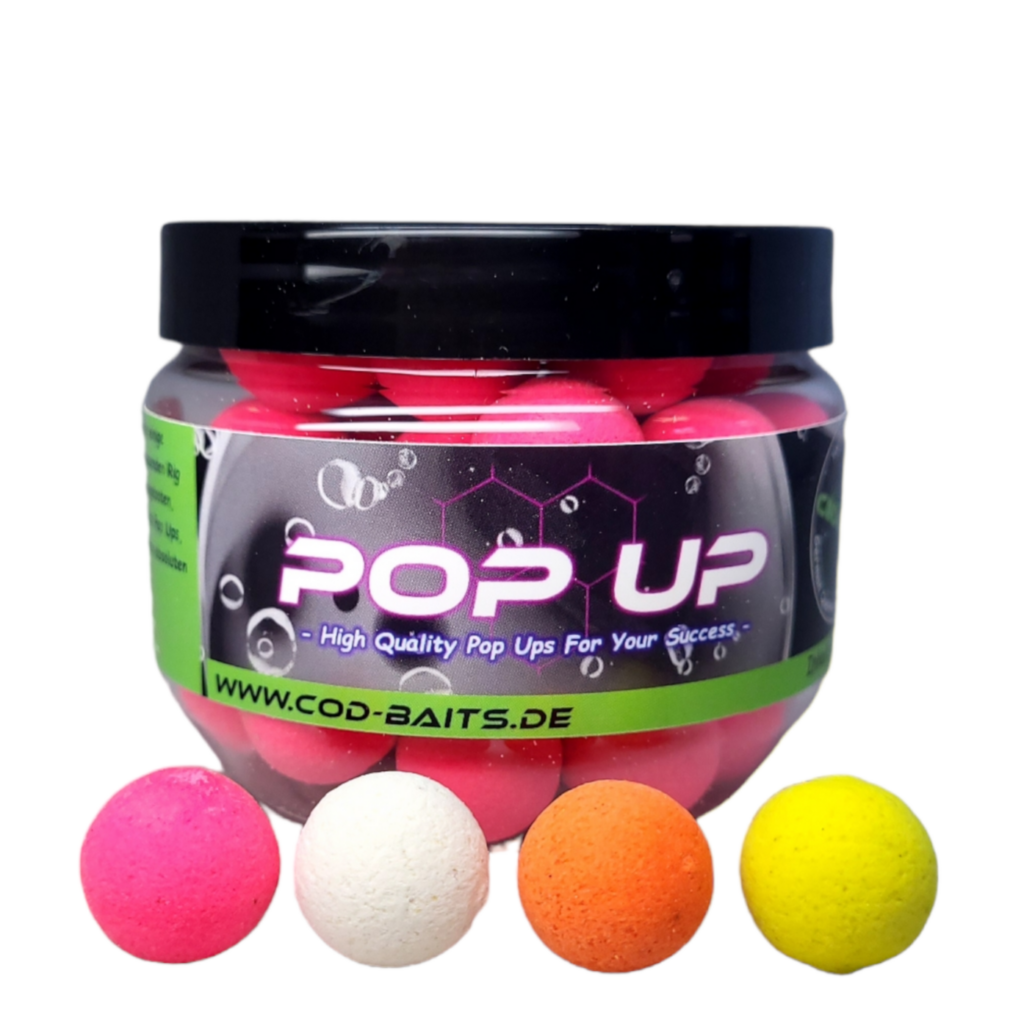 Pop Ups – NEUTRAL (Farbe=Gelb, Durchmesser=12mm) – Karpfenköder