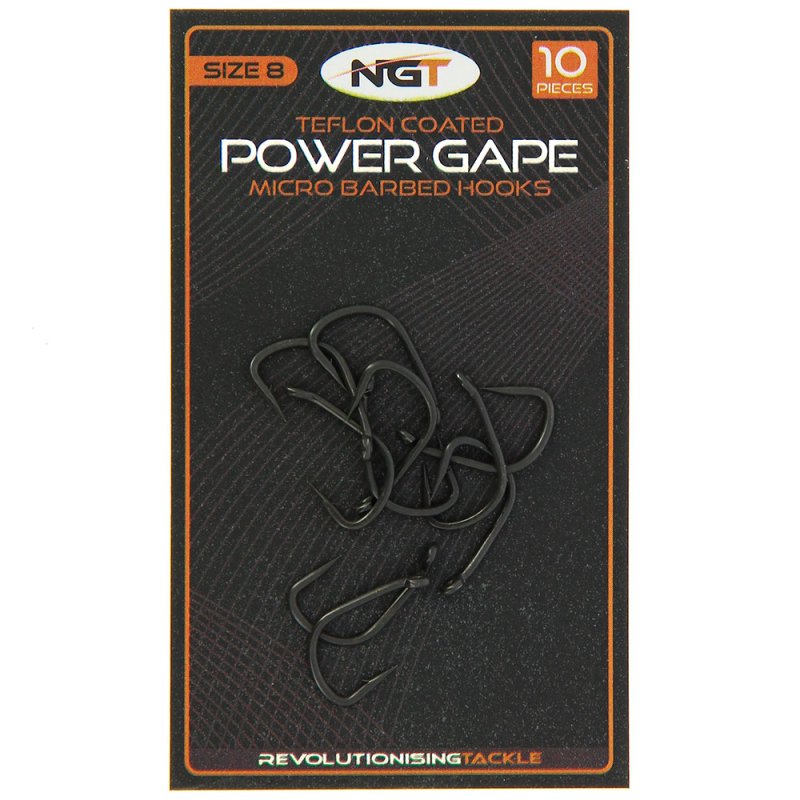 NGT Teflon Coated Power Gape Haken – Angelzubehör
